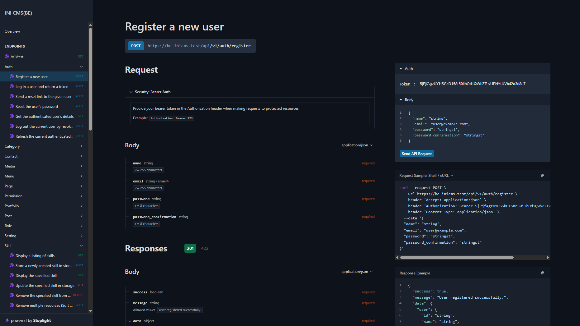 Headless CMS API (Ini CMS)
