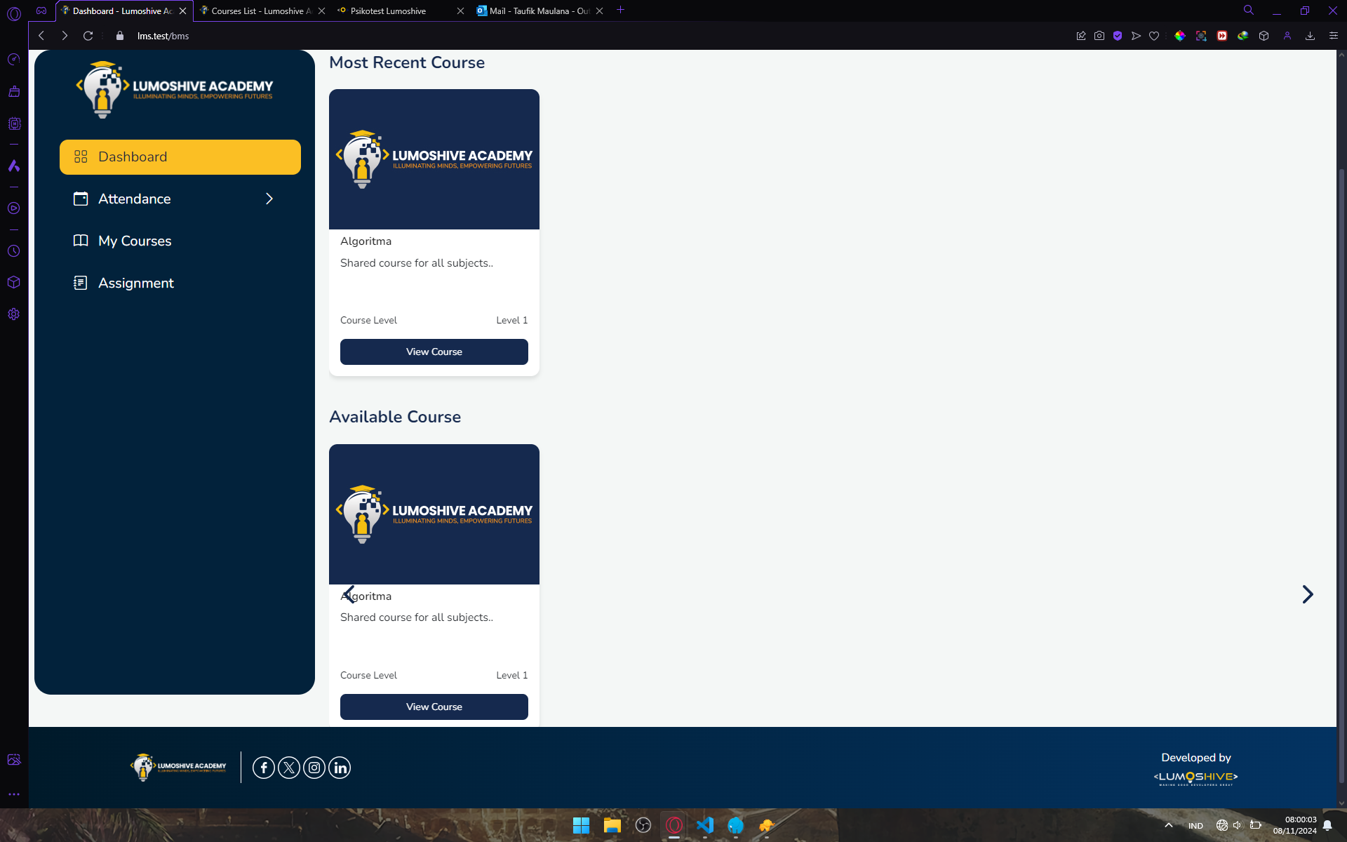 Lumoshive Academy (LMS)
